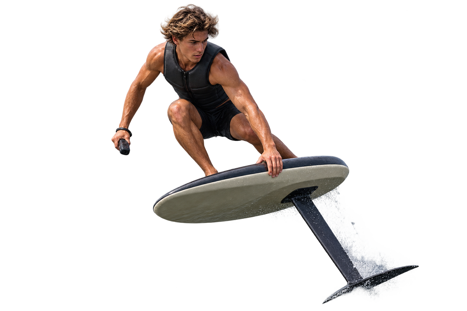 eFoil racer airborne